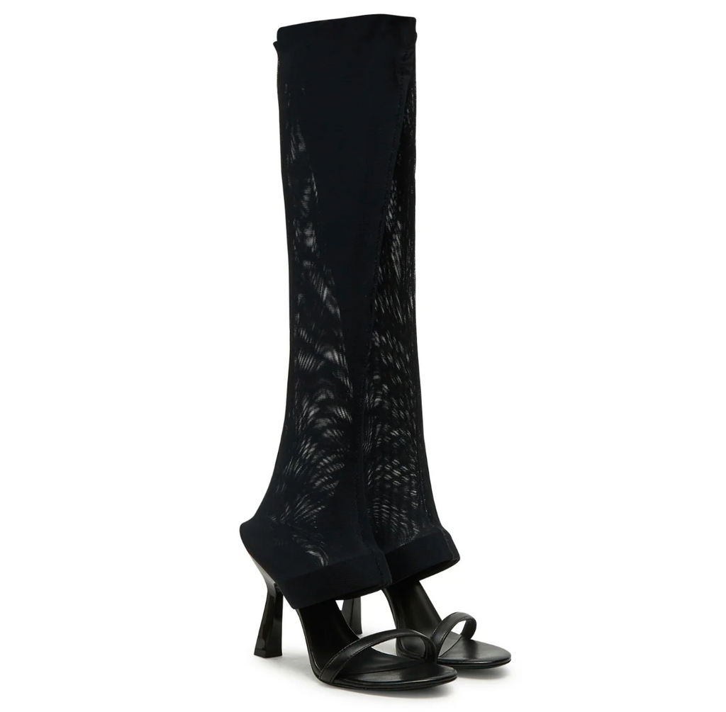 Patrizia Pepe Women Stivaletti Tulle Ankle Boots Black