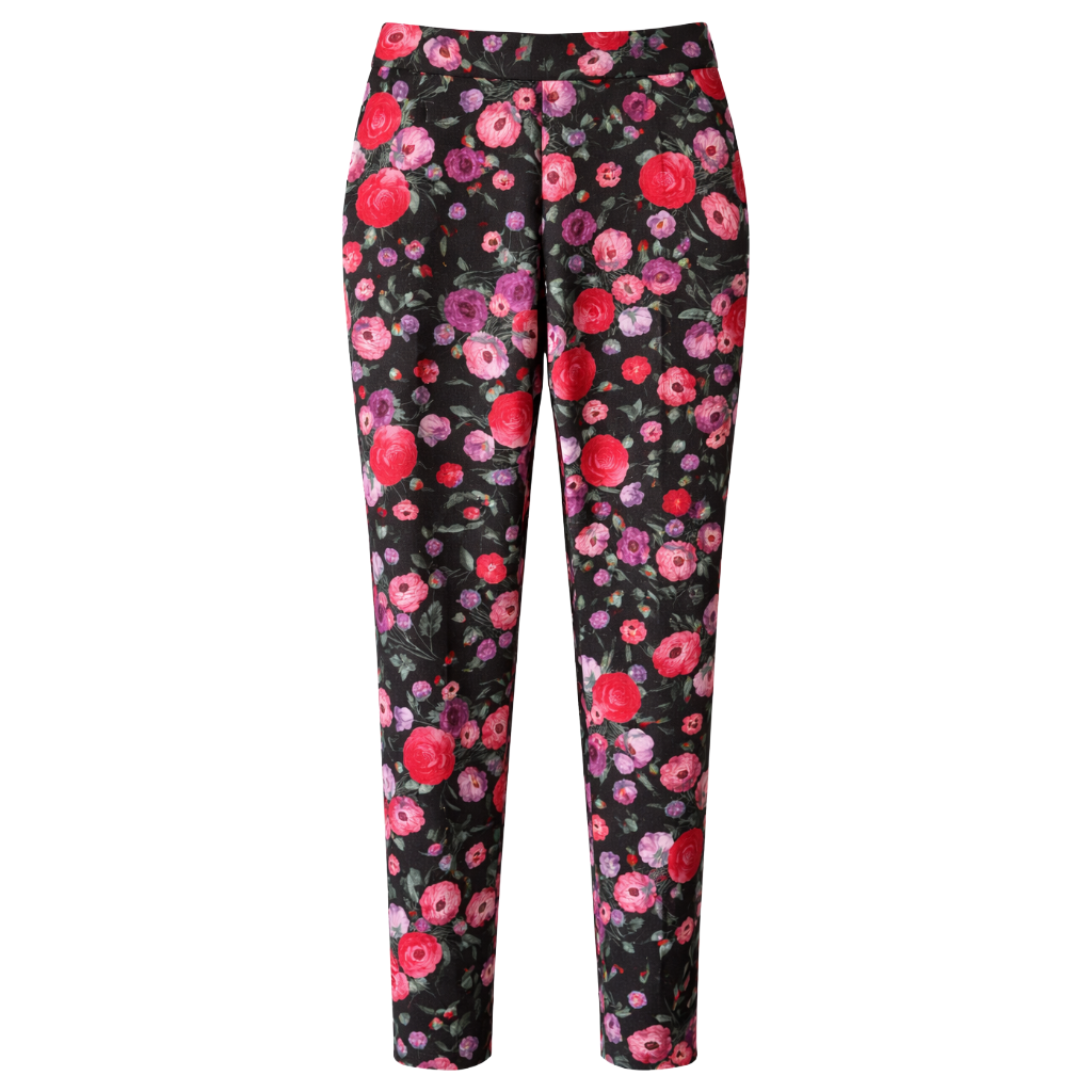 Elisabetta Franchi Women Trousers Motivo Fiori Multicolor