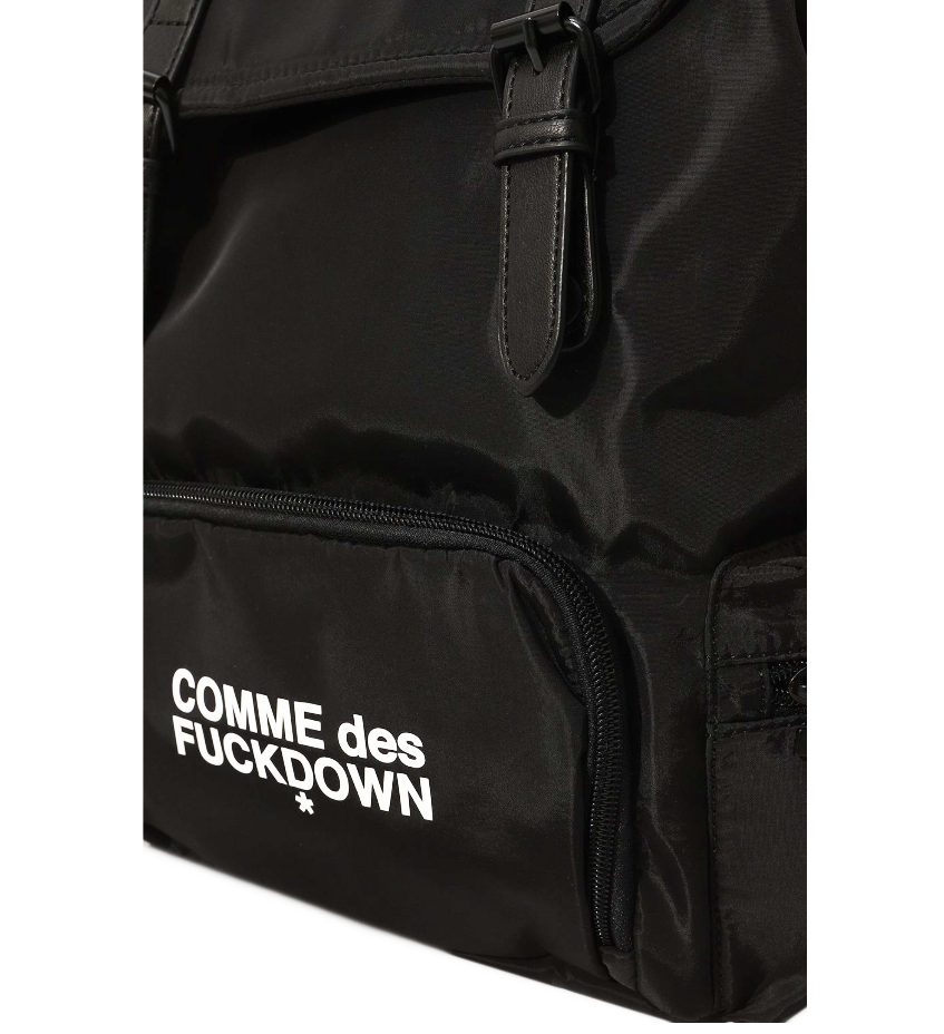 Comme Des Fuckdown Unisex Zainetto Nylon Backpacks Black