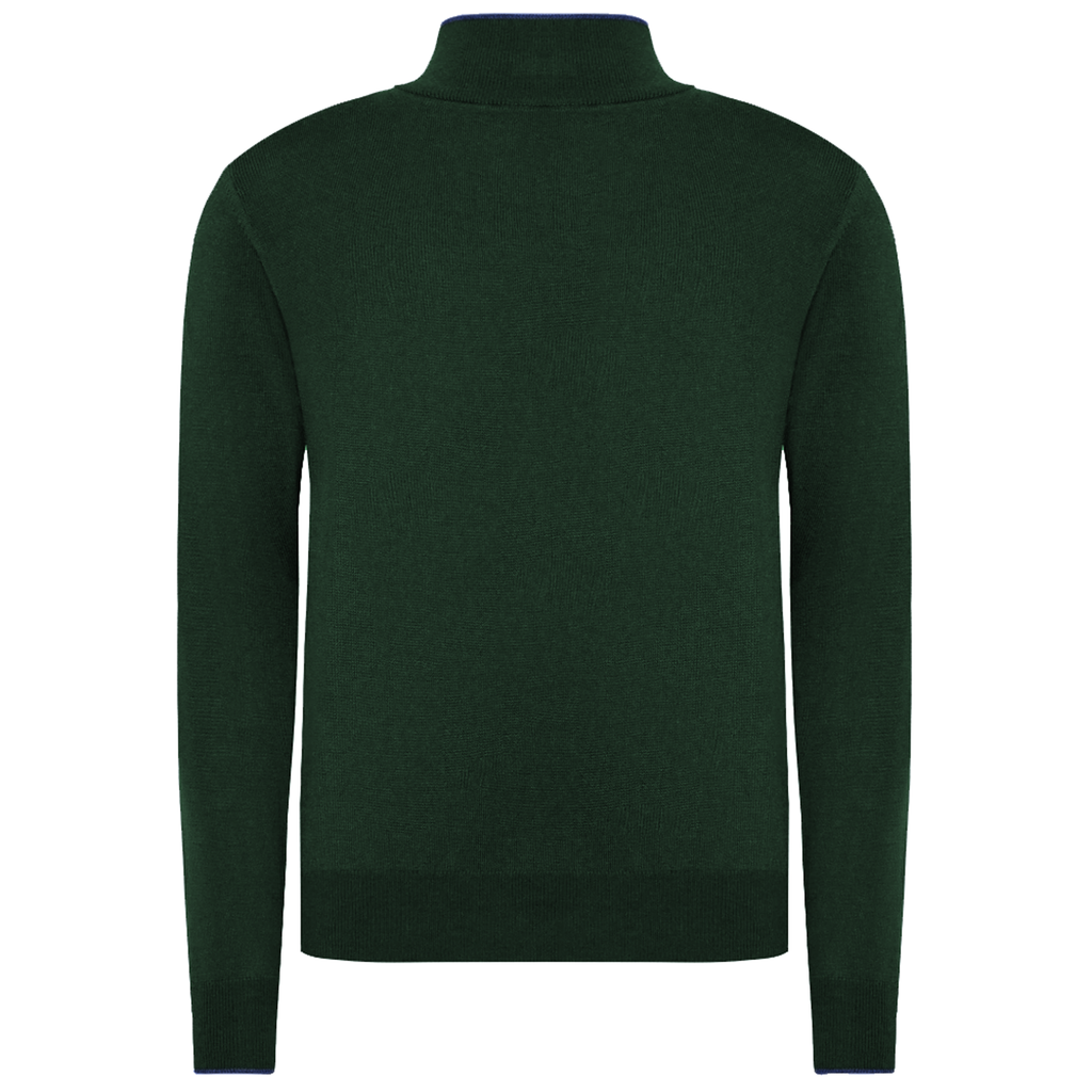 La Martina Men Half Zip Knit Green