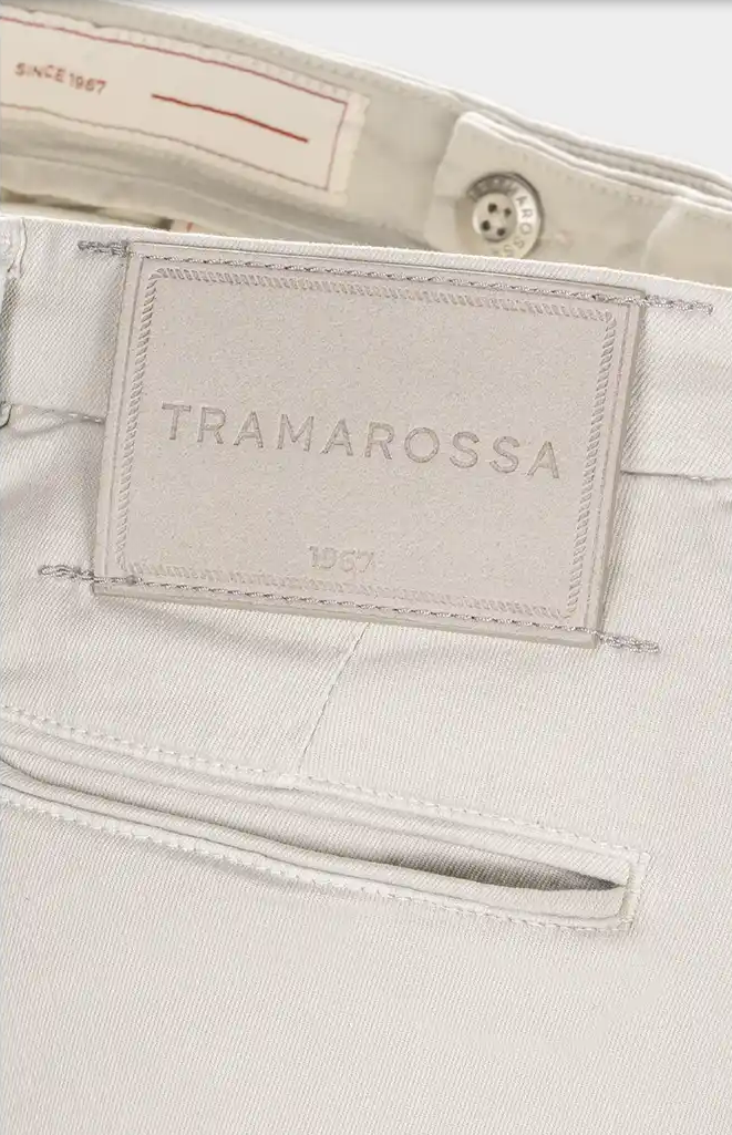 Tramarossa Men Luis Direct Enzyme Trousers White