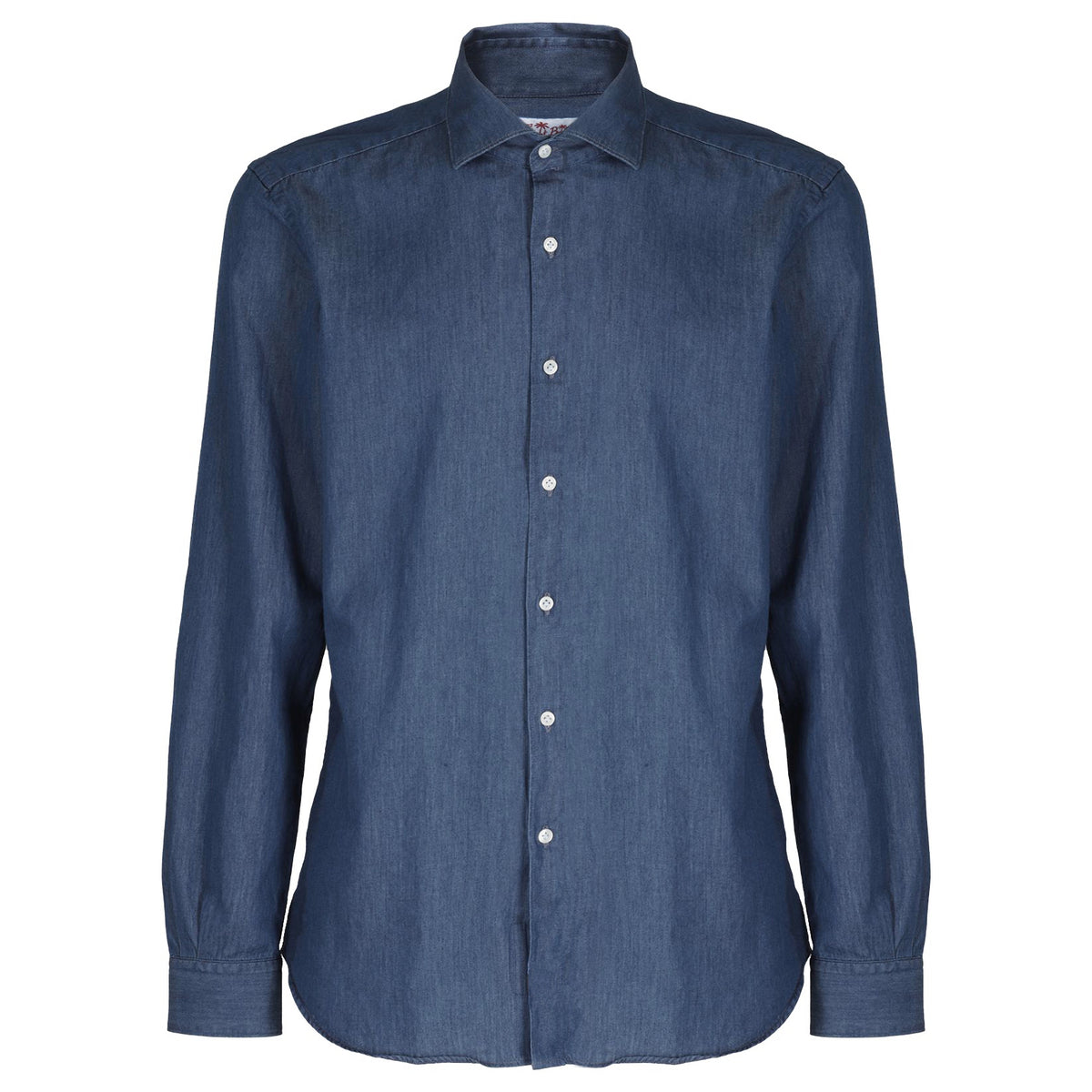 MC2 Saint Barth Men Shirt Denim Scuro Blue