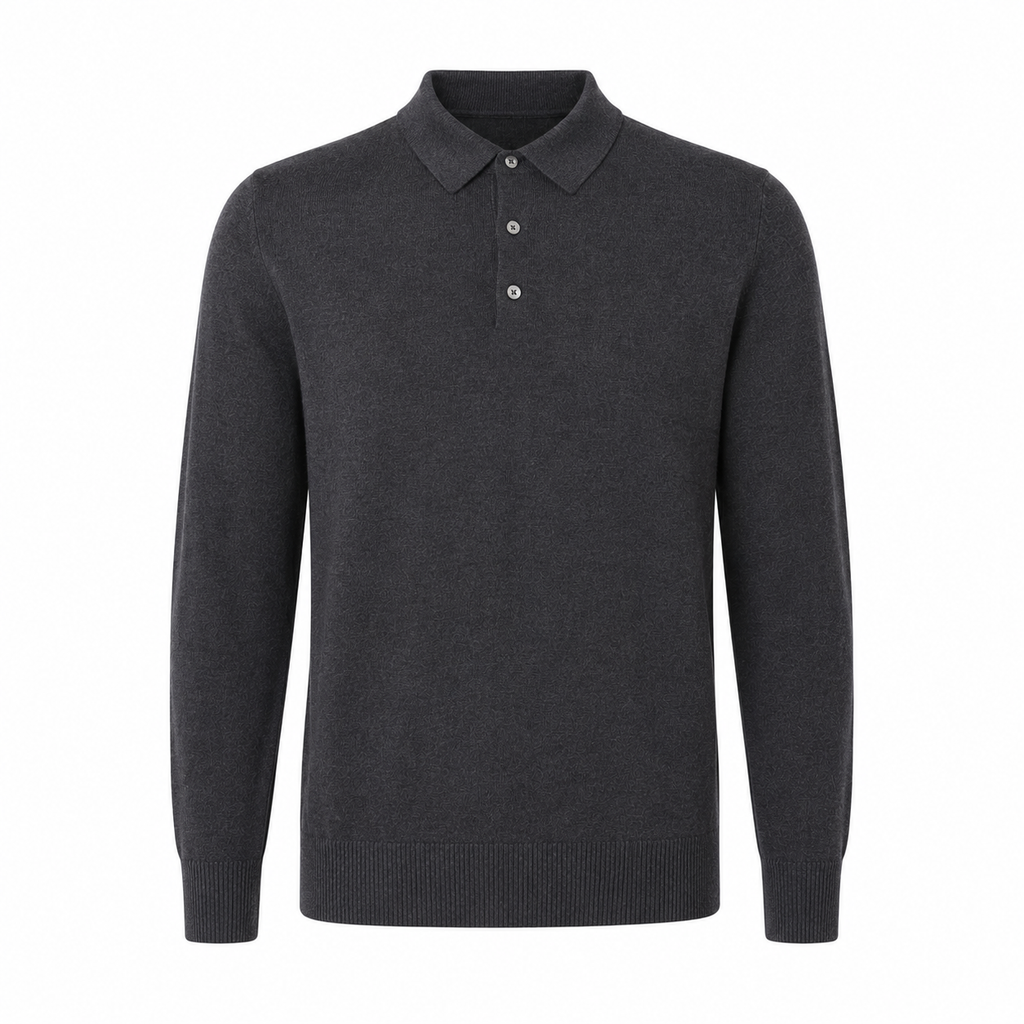 Alpha Studio Men Polo Ultrafine Grey