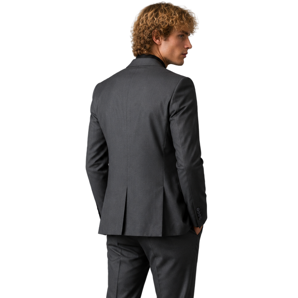 Dolce & Gabbana Men Jacket Single-Breasted Logata Blue