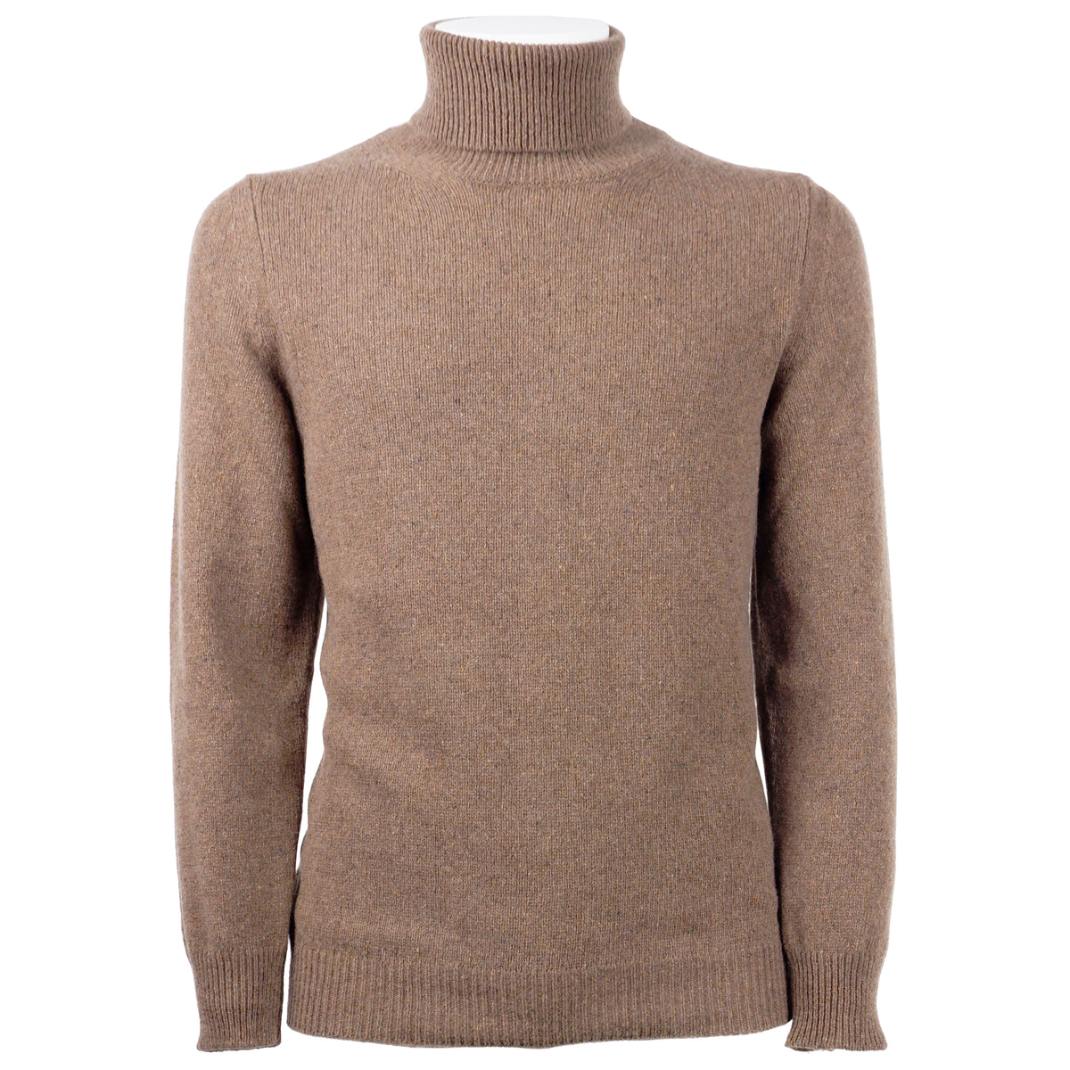 Emilio Romanelli Men Turtleneck Cashmere Brown