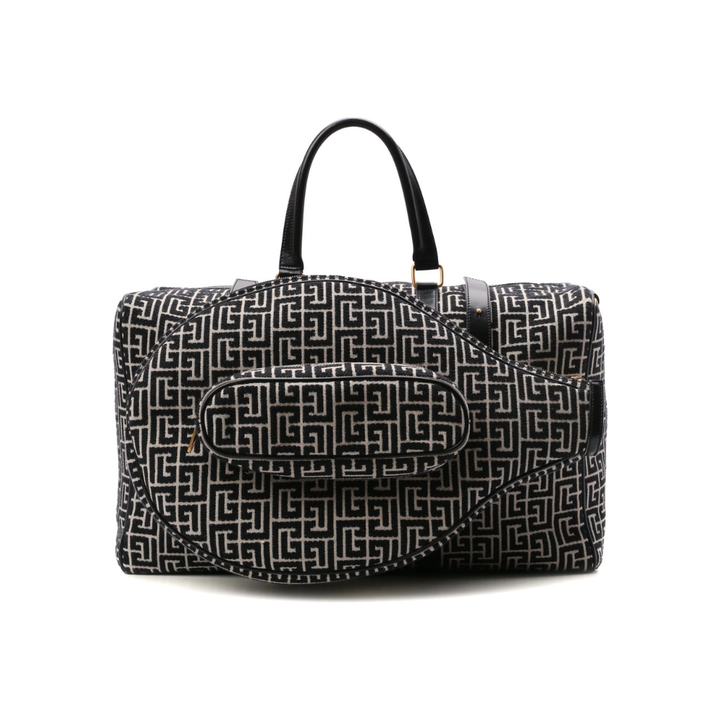 Balmain Men Borsone Voyage Duffle Bags Black