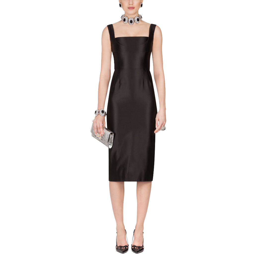 Dolce & Gabbana Women Dress Spalline Black