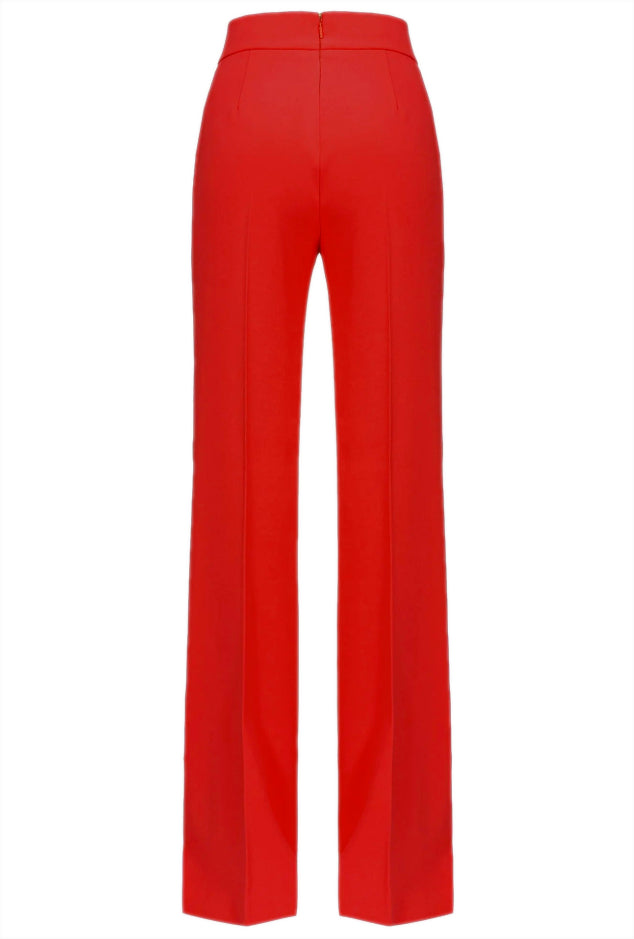 Pinko Women Sbozzare Trousers Red