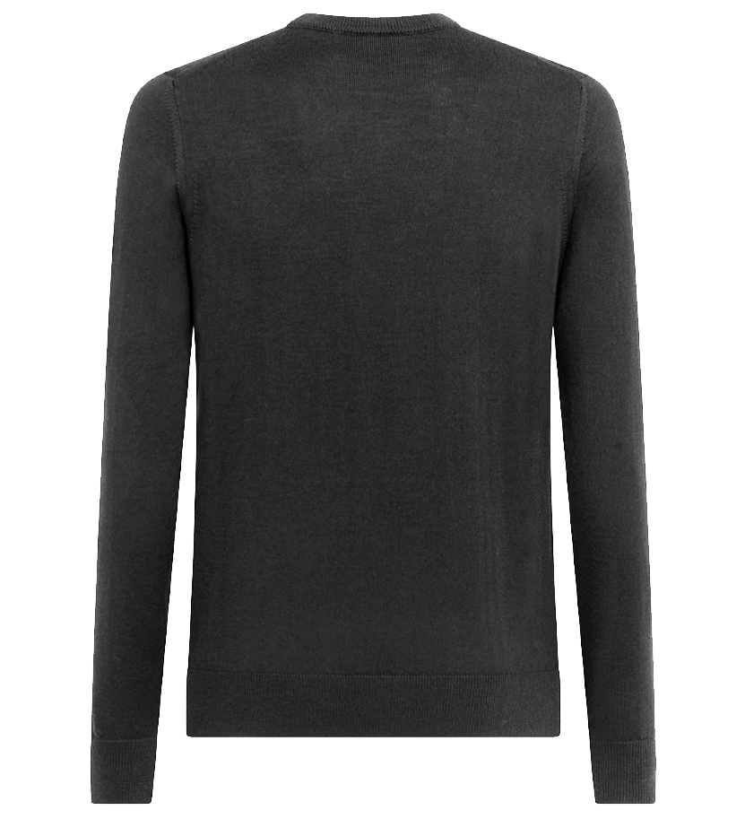 Alpha Studio Men Crew Neck Merinos Sweaters Grey
