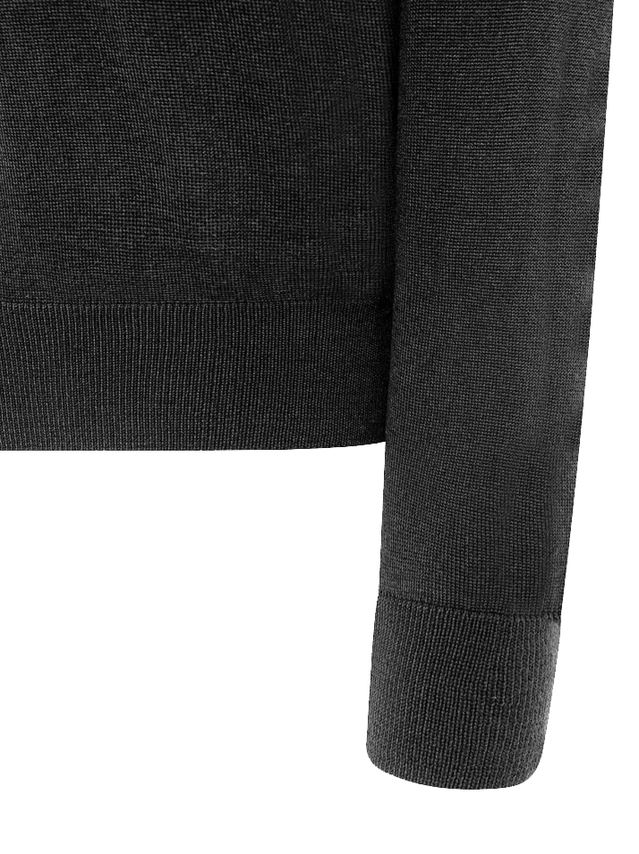 Alpha Studio Men Crew Neck Merinos Sweaters Grey