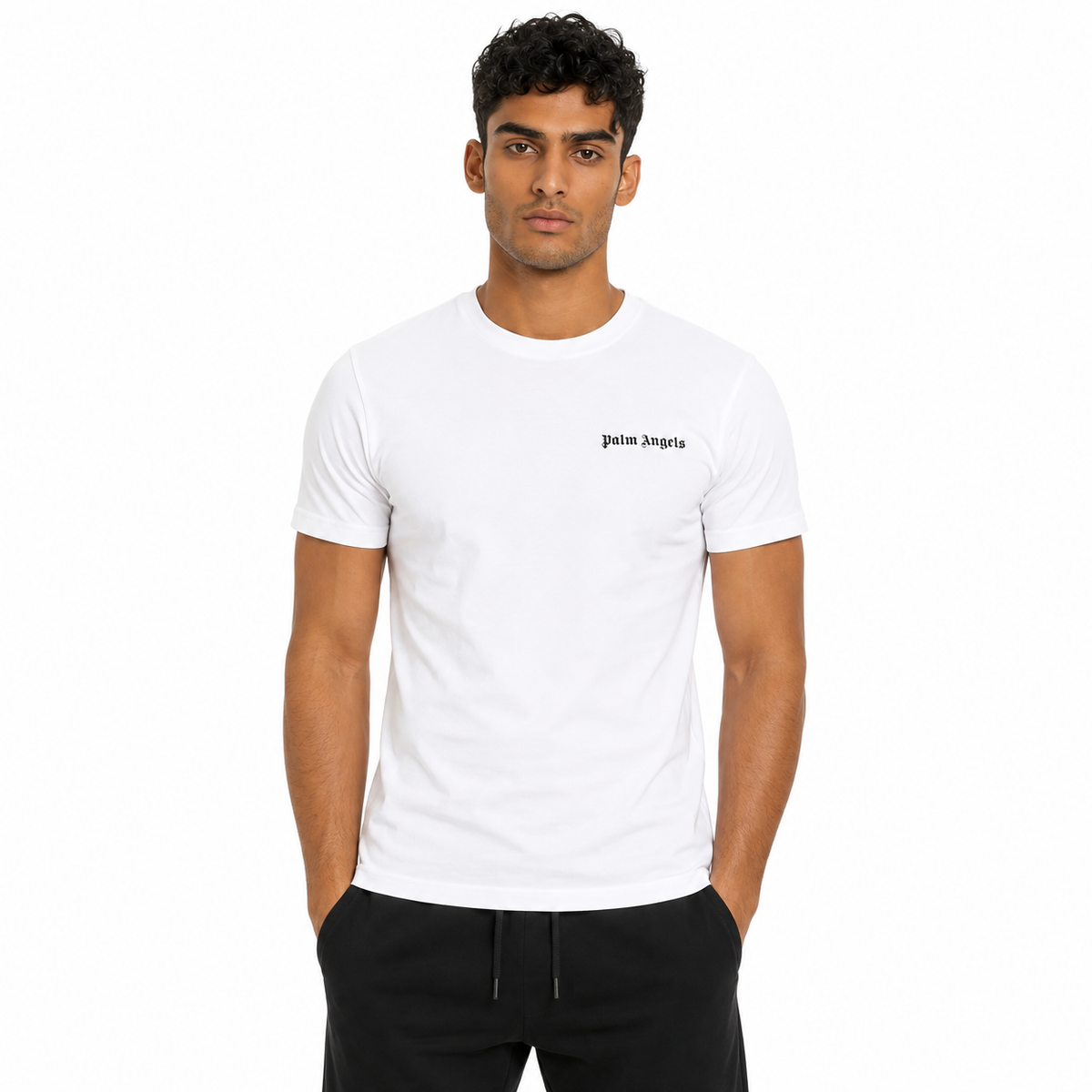 Palm Angels Men T-Shirt White