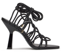 Patrizia Pepe Women Sandali Leather Intrecciata Sandals Black