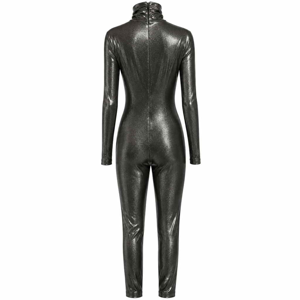Dolce & Gabbana Women Tracksuit Laminata High Neck Grey