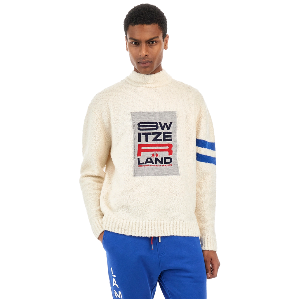 La Martina Men Turtle Neck Knit White
