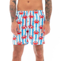 MC2 Saint Barth Men Gustavia Crabs Crew Swimwear Multicolor