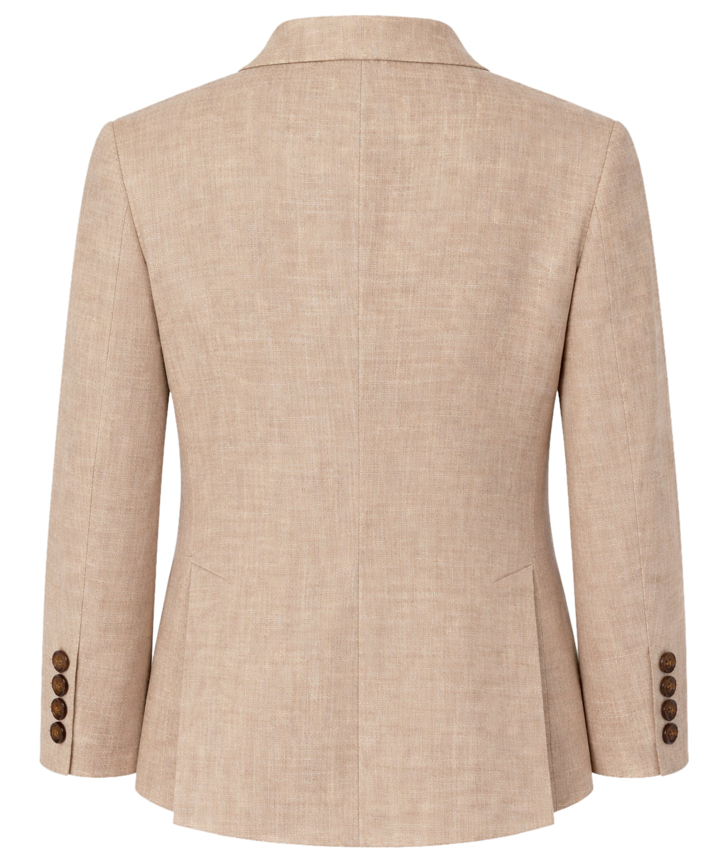 Loro Piana Fabric Men Jacket Double-Breasted Softime Beige