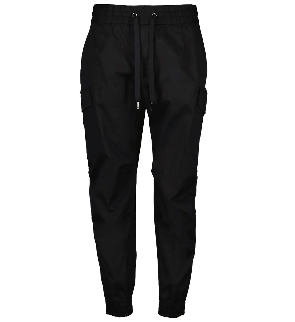 Dolce & Gabbana Men Cotton Cargo Pants Trousers Black