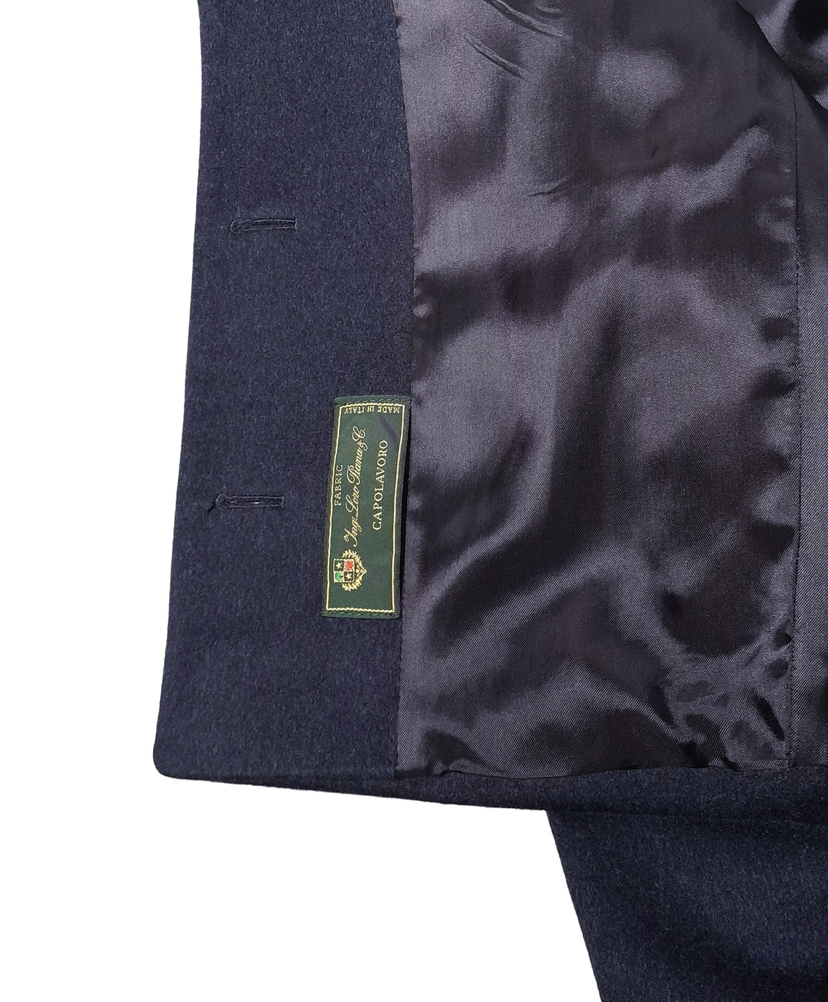 Loro Piana Fabric Women Coat Short Pelliccia Blue