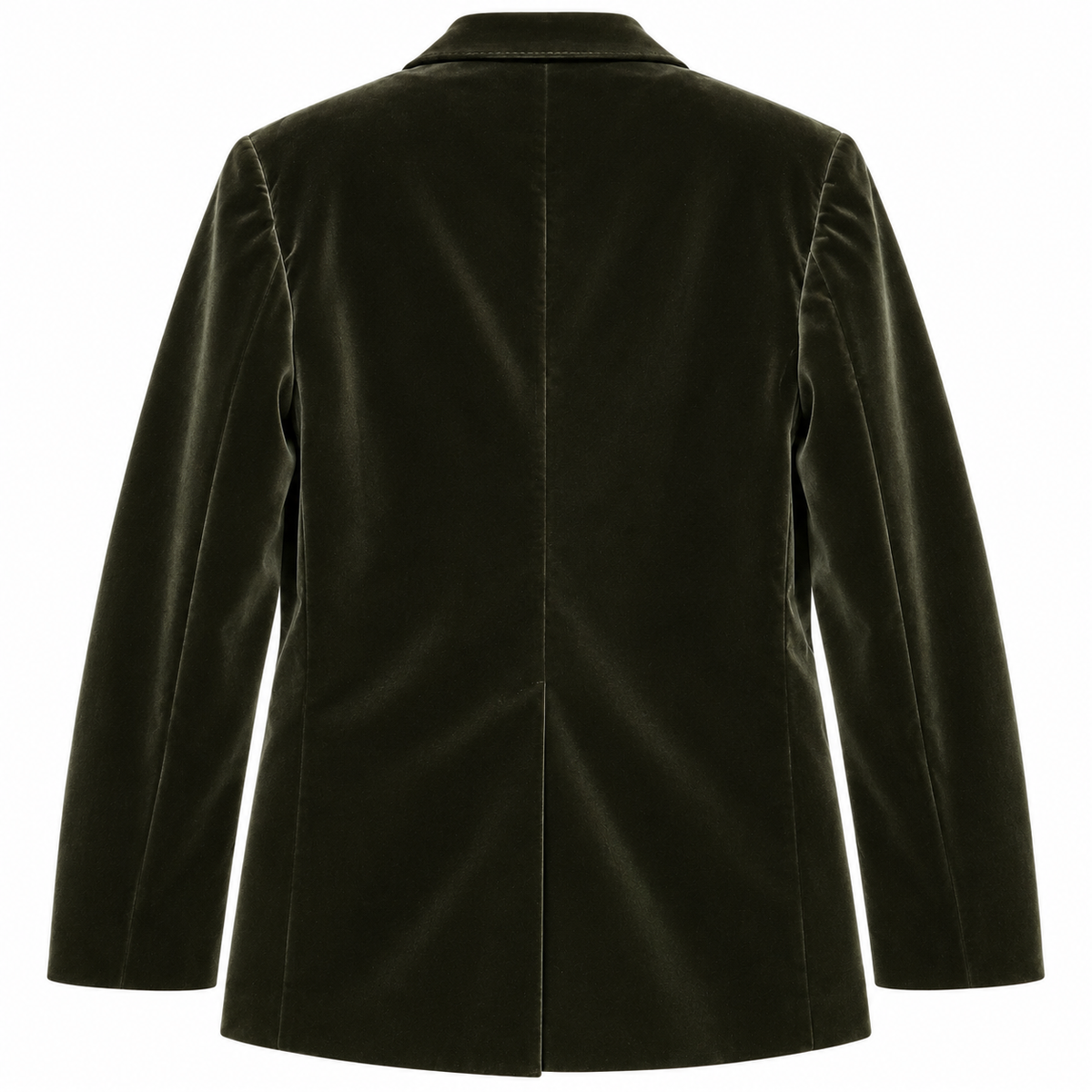 Dolce & Gabbana Men Jacket Double-Breasted Velvet Green