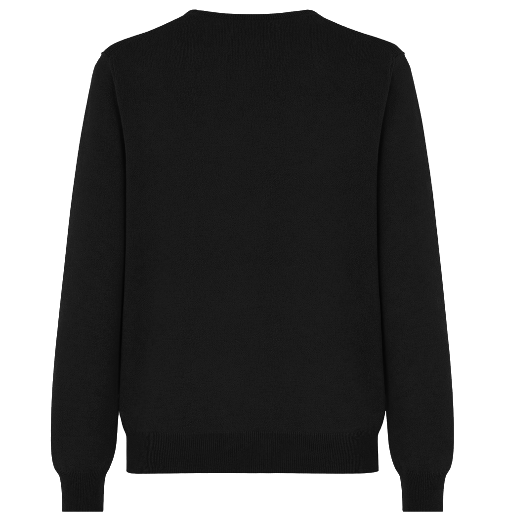 Bagutta Men Crew Neck Gauge Sweaters Black
