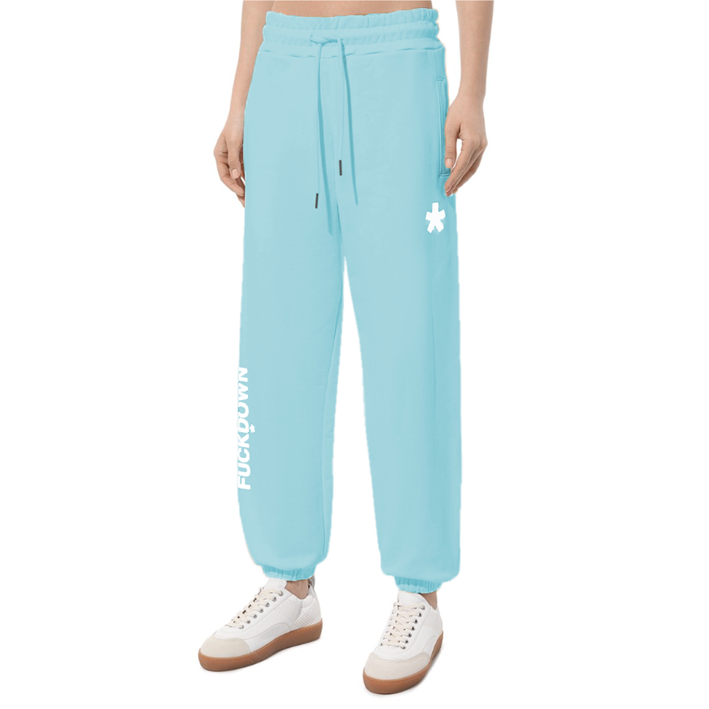 Comme Des Fuckdown Women Trousers Sweatshirt Azzurri Light Blue