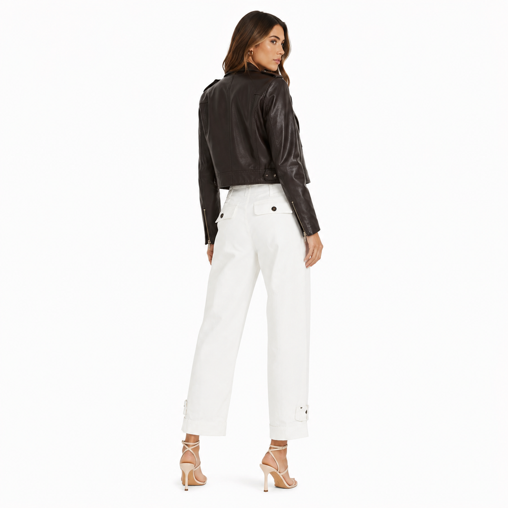 Pinko Women Trousers Globo White