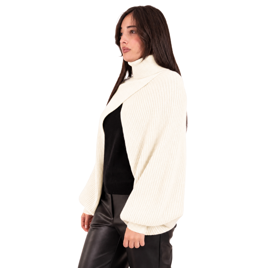 Alpha Studio Women Turtleneck Coprispalle Coste White