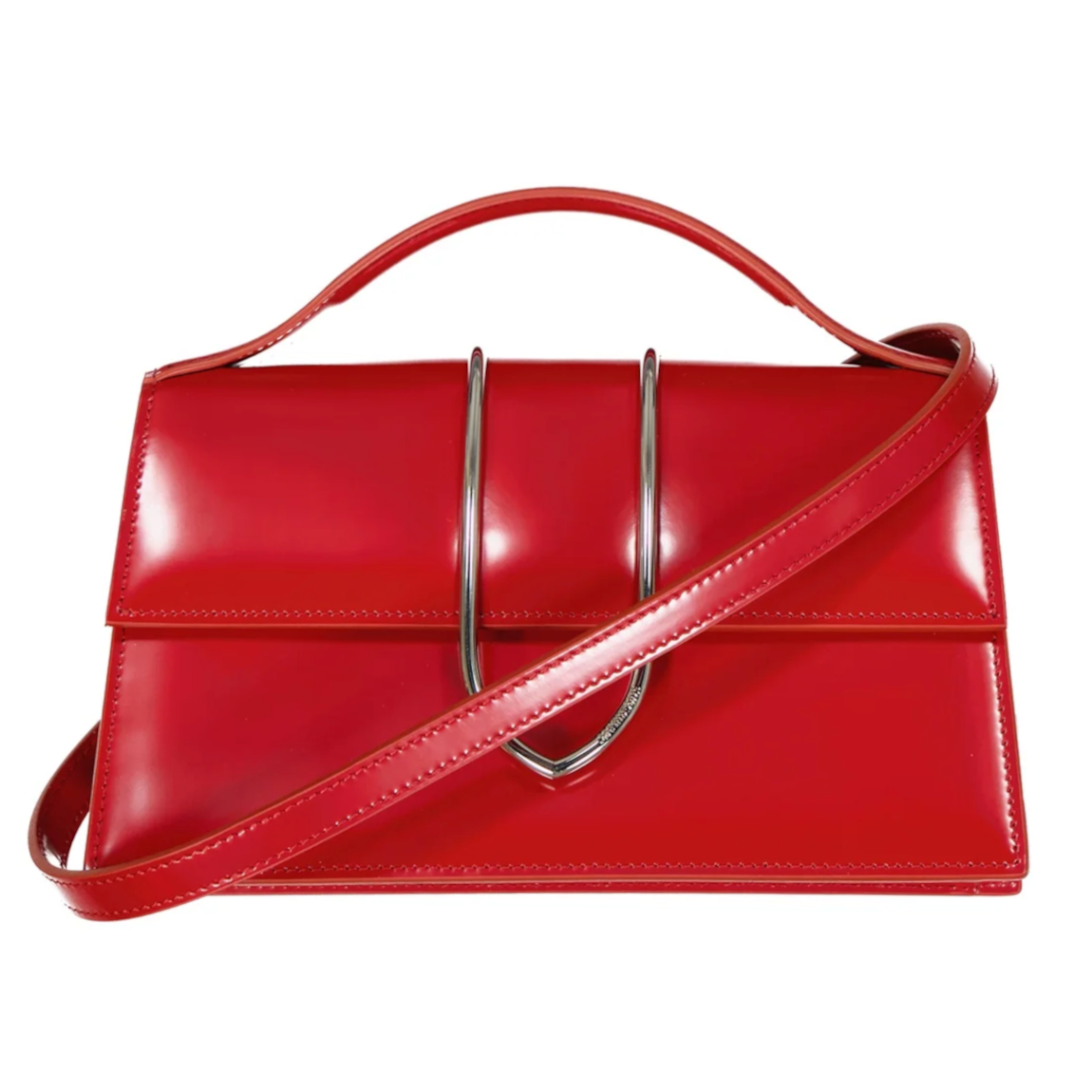 Jacquemus Women Bambino Crossbody Bags Red