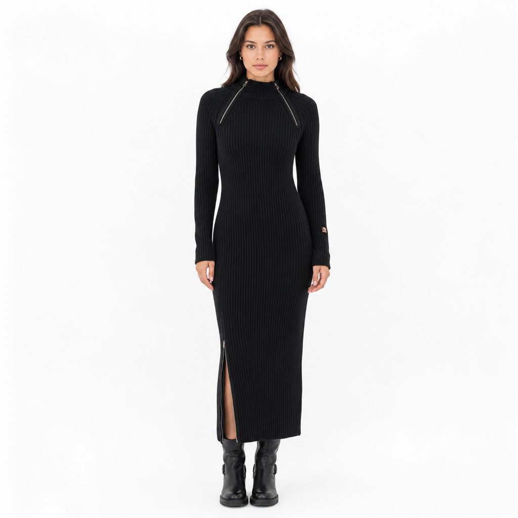 Parajumpers Women Dress Rib Black