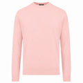 Alpha Studio Men Knit Crew Neck Silk Cashmere Pink