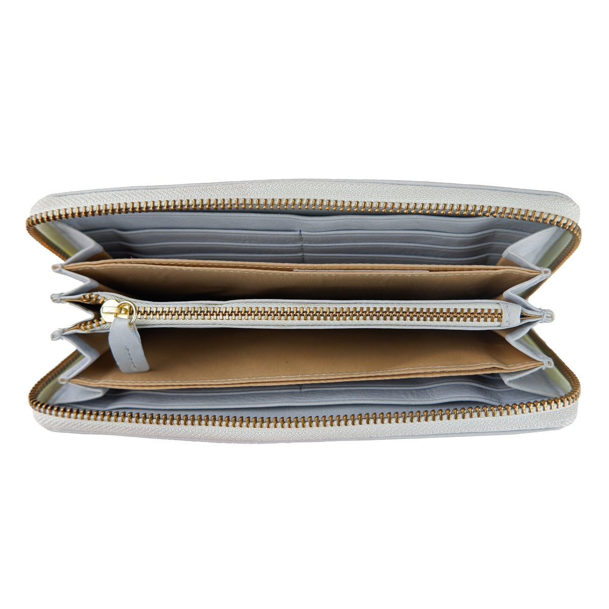Cavalli Class Women Zipper Wallets Grey