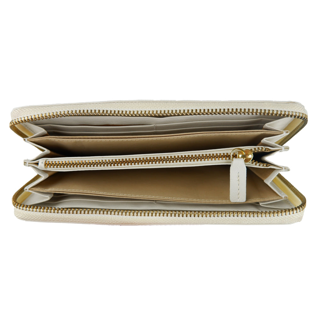 Cavalli Class Women Zipper Wallets White