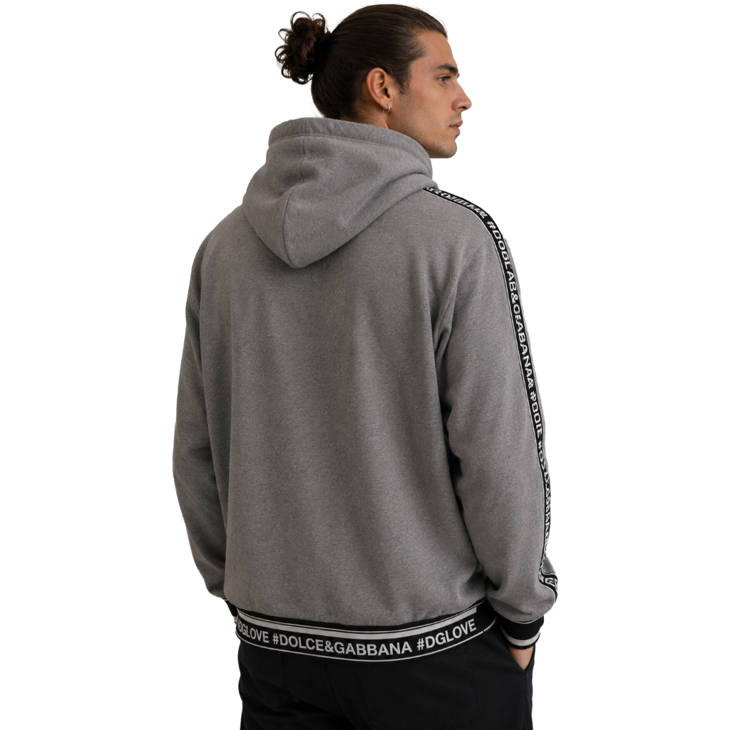 Dolce & Gabbana Men Sweatshirt Bande Logate Grey