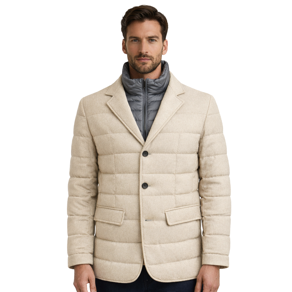 Herno Men Jacket Doppio Petto White