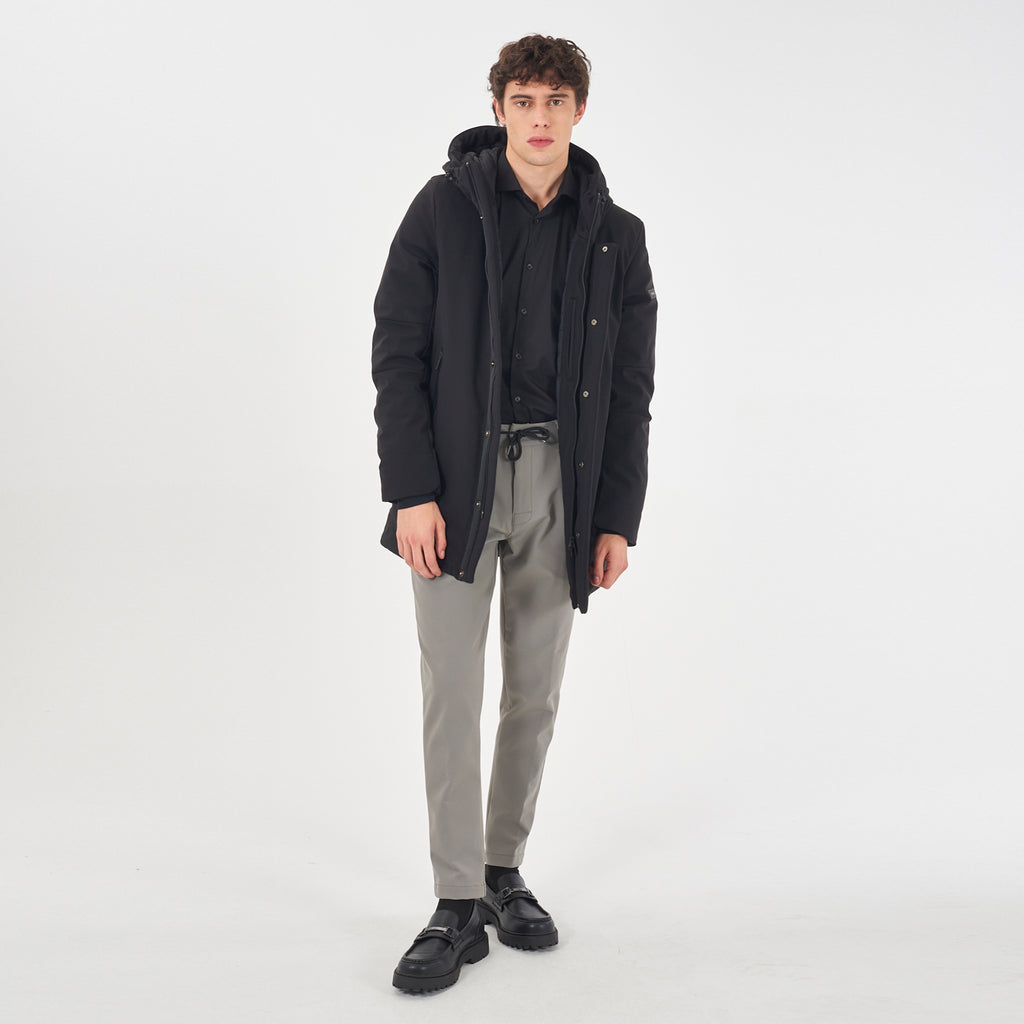 Yes Zee Men Jacket Down Jacket Black