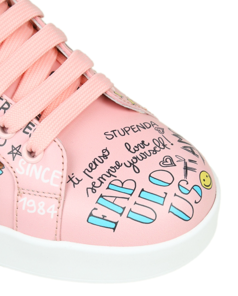Sneaker Bassa Graffiti Pink