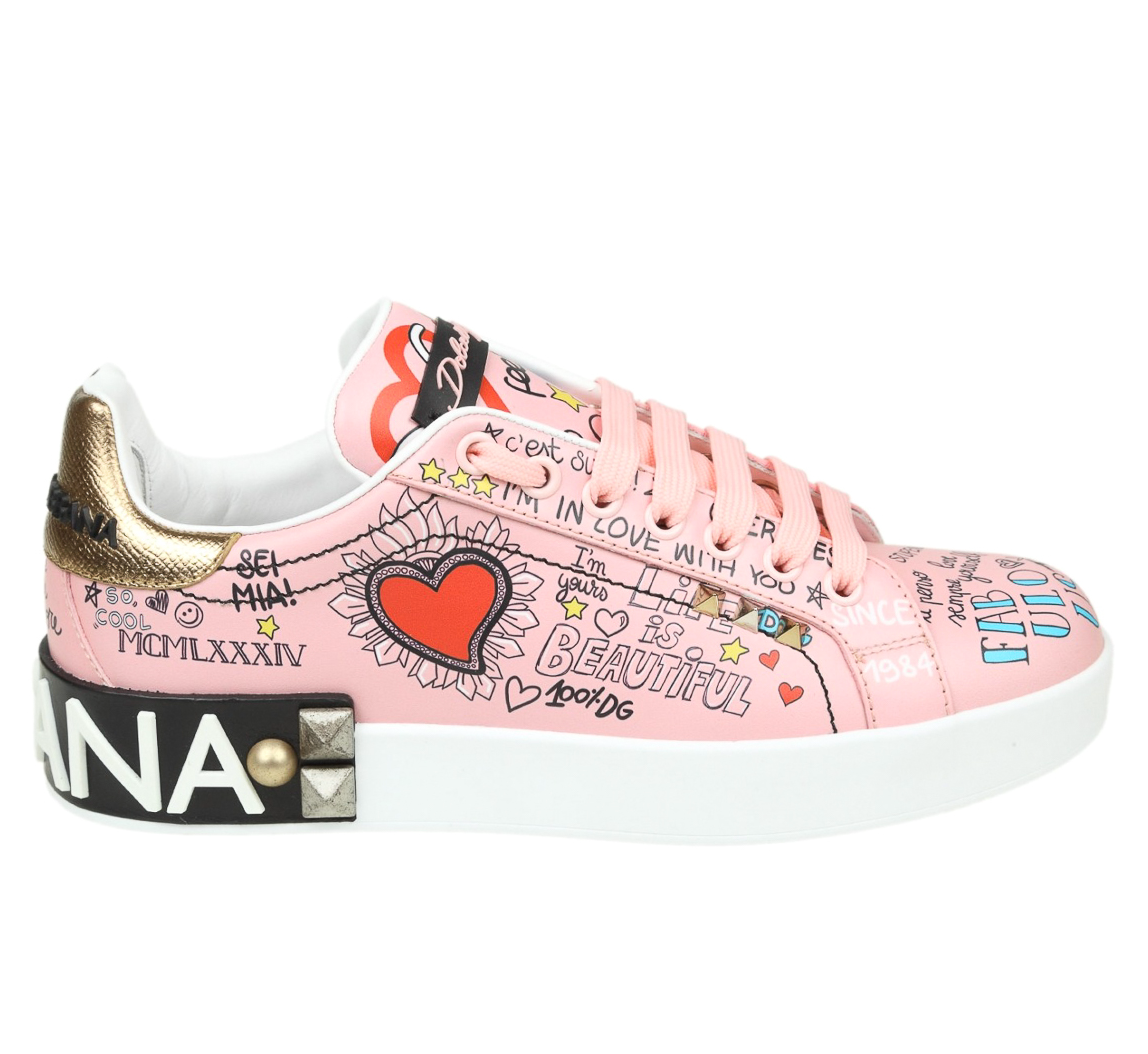 Sneaker Bassa Graffiti Pink