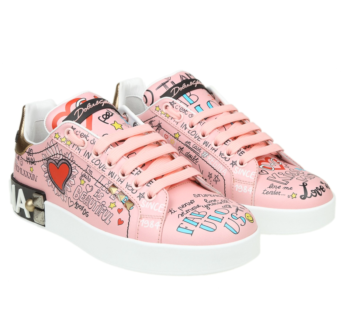 Sneaker Bassa Graffiti Pink