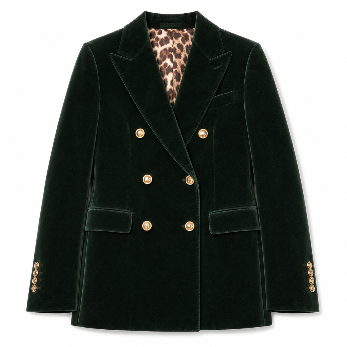 Dolce & Gabbana Men Jacket Velvet Green