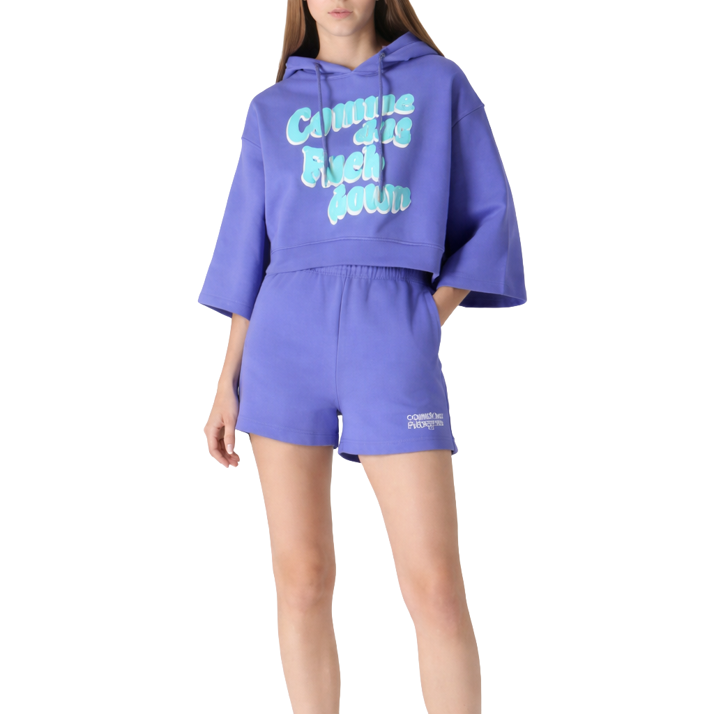 Comme Des Fuckdown Women Sweatshirt Print Purple