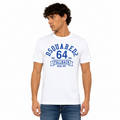 Dsquared2 Men T-Shirt College Cigarette White