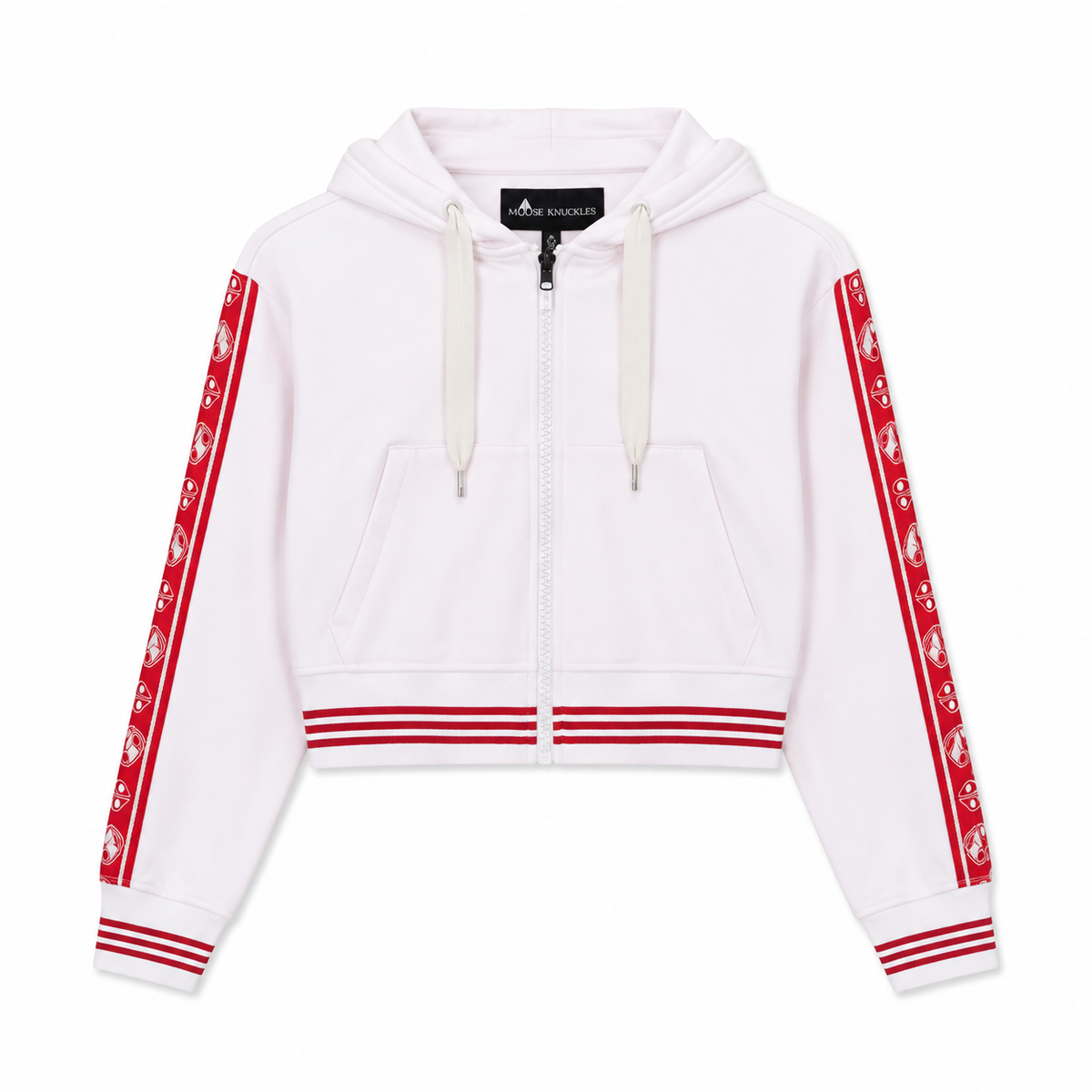 Moose knuckles Women Sweatshirt Cropped Jarry White