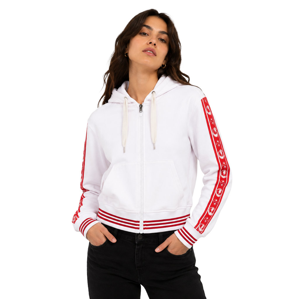 Moose knuckles Women Sweatshirt Cropped Jarry White