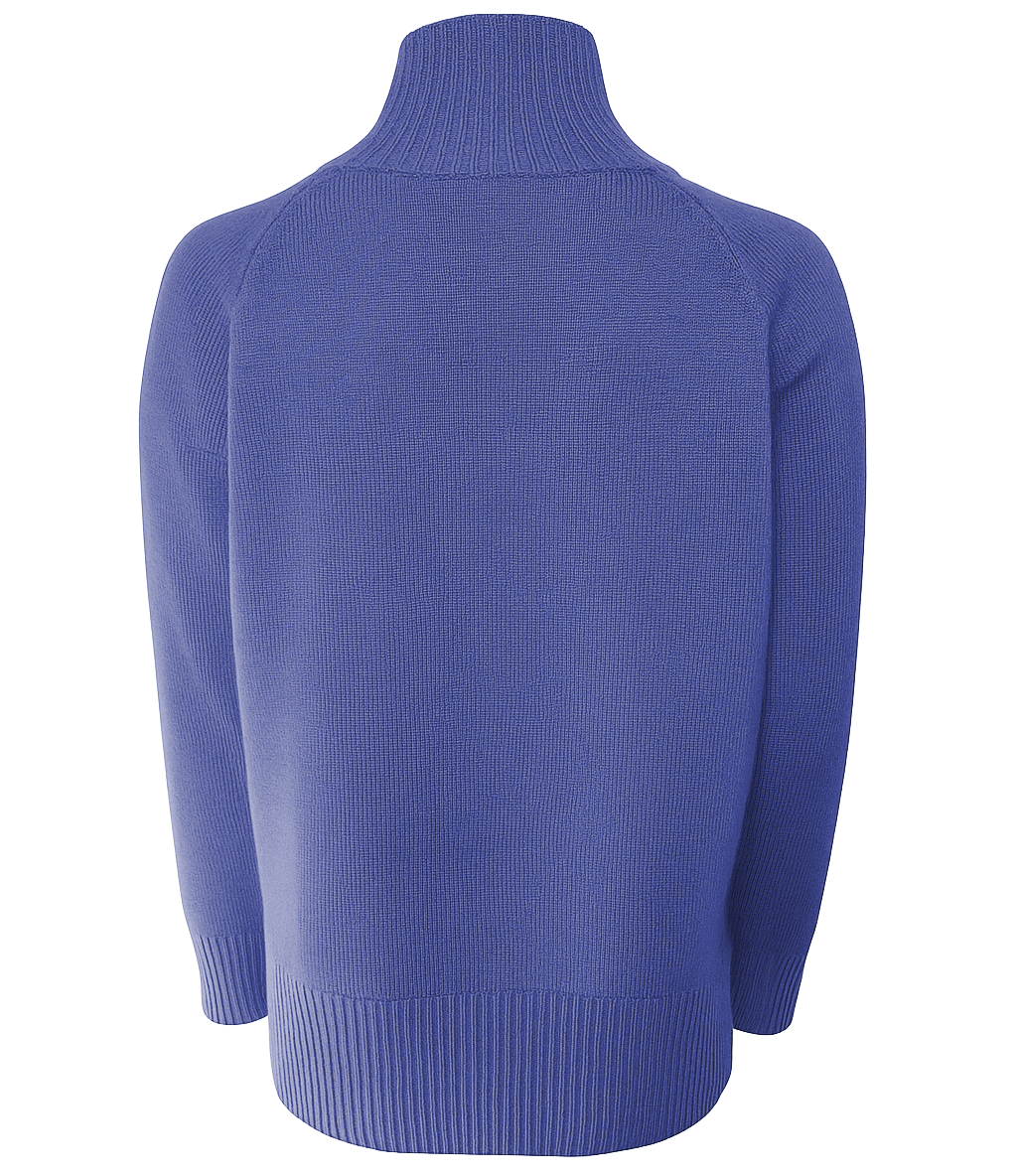 Emilio Romanelli Women Turtleneck Zaffiro Blue
