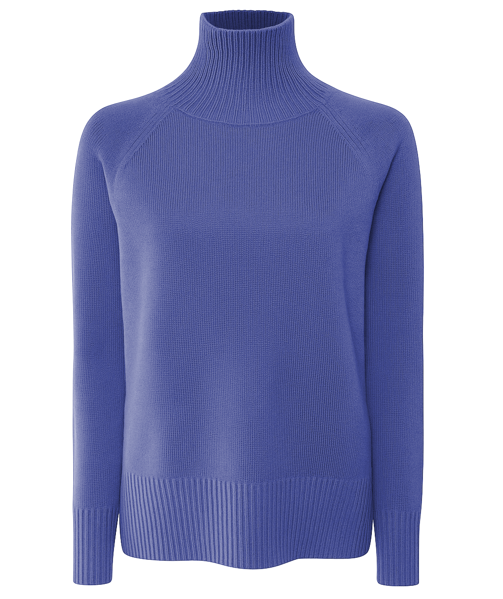 Emilio Romanelli Women Turtleneck Zaffiro Blue