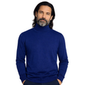 Emilio Romanelli Men Knit Turtleneck Gauge Blue
