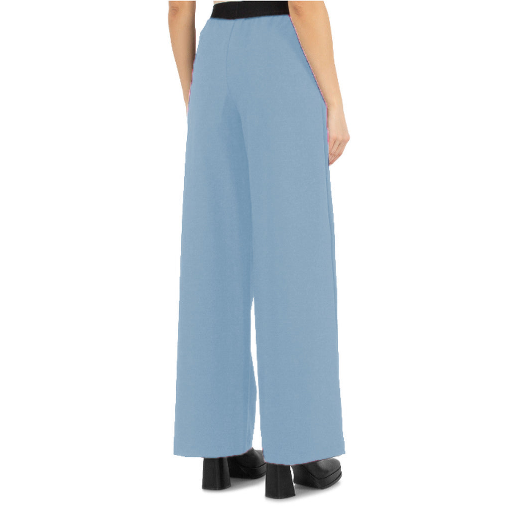 Comme Des Fuckdown Women Trousers Palazzo Azzurri Light Blue