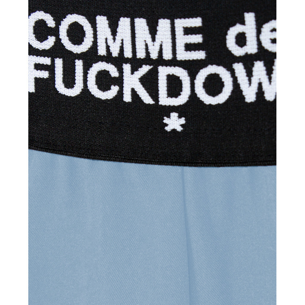 Comme Des Fuckdown Women Trousers Palazzo Azzurri Light Blue