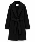 Bagutta Women Coat Wool Belt Black