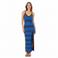 Patrizia Pepe Women Dress Black Chine Blue